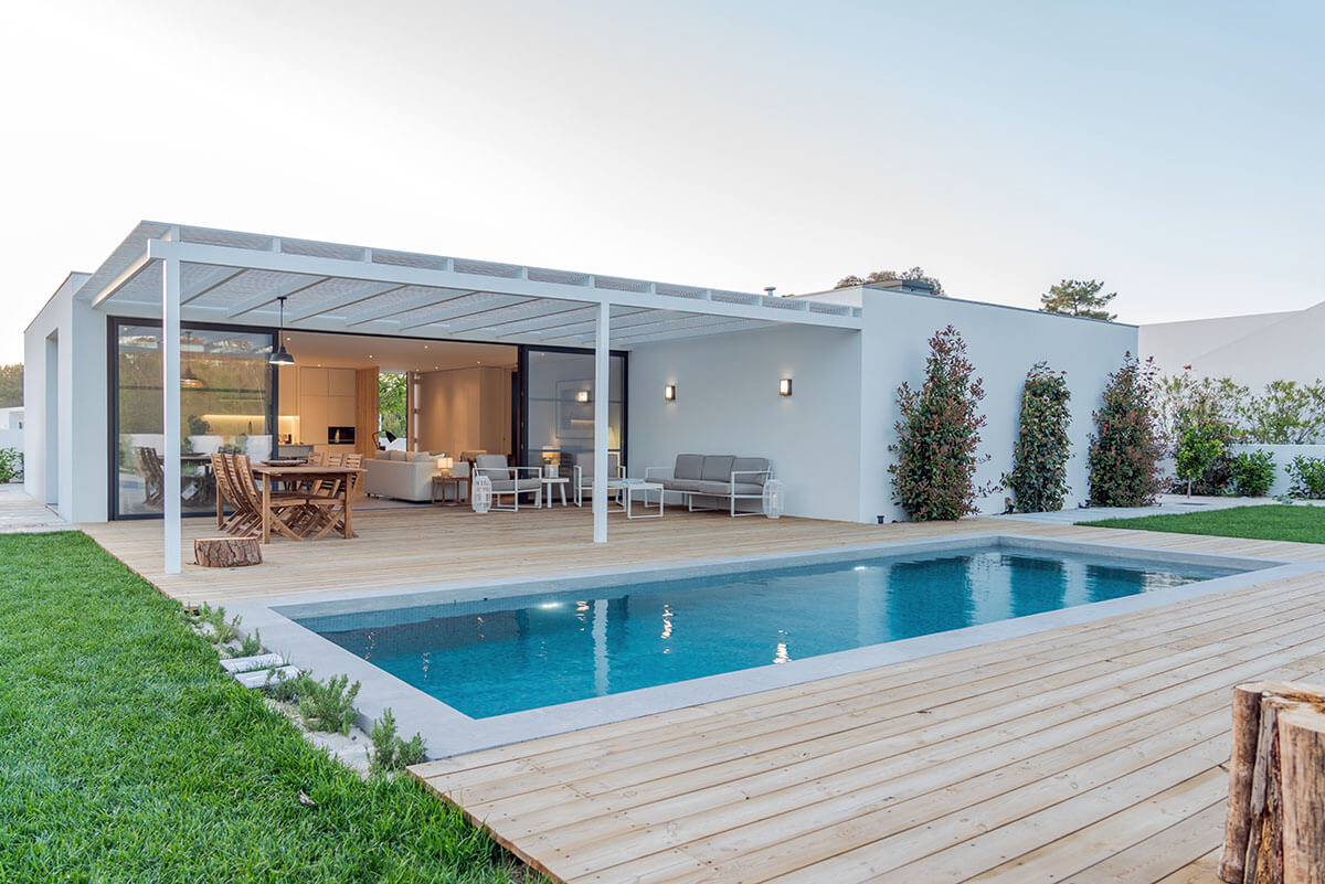 Modern villa with pool