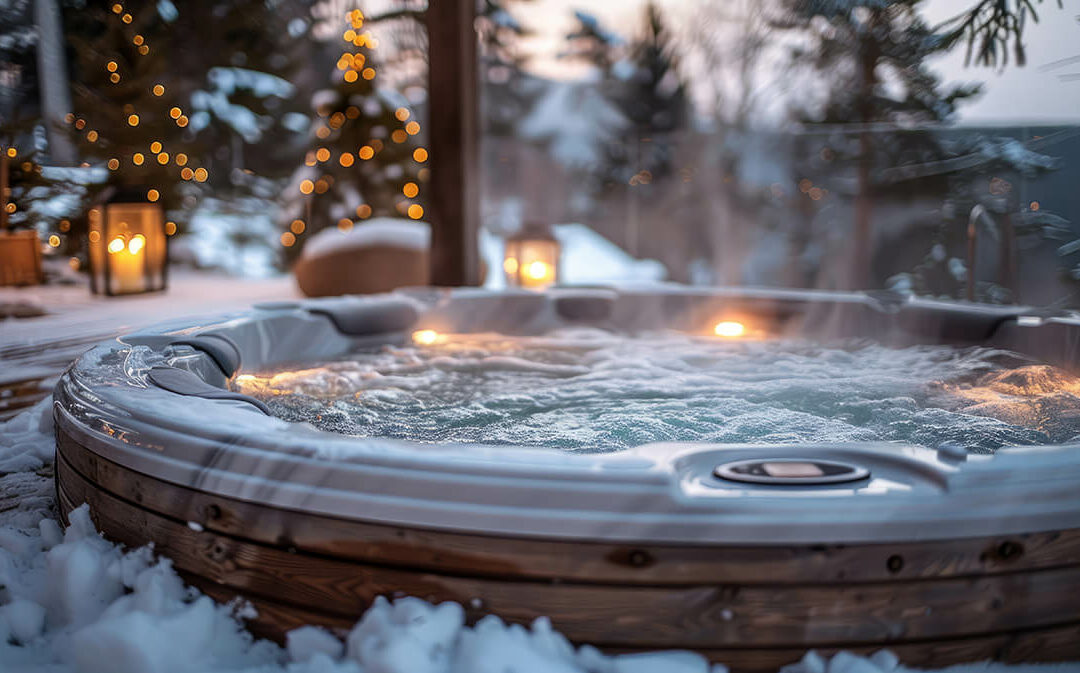 Outdoor hot tub